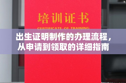 苏家屯出生证明制作的办理流程，从申请到领取的详细指南