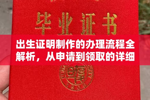 苏家屯出生证明制作的办理流程全解析，从申请到领取的详细指南