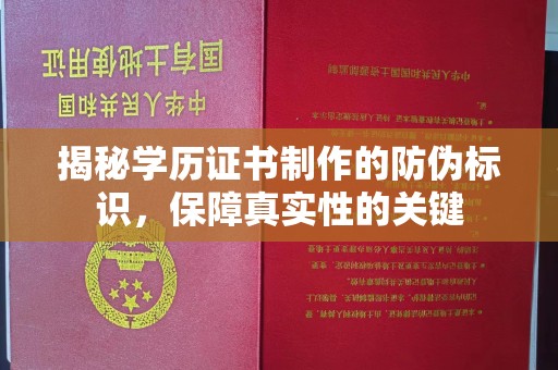 苏家屯揭秘学历证书制作的防伪标识，保障真实性的关键