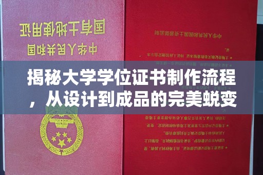 苏家屯揭秘大学学位证书制作流程，从设计到成品的完美蜕变