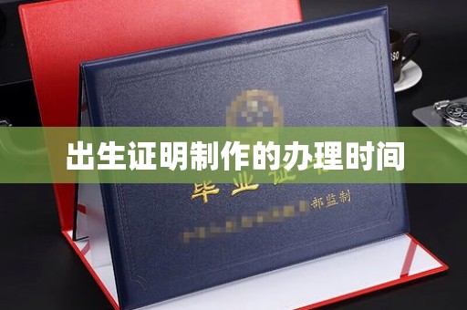 苏家屯出生证明制作的办理时间