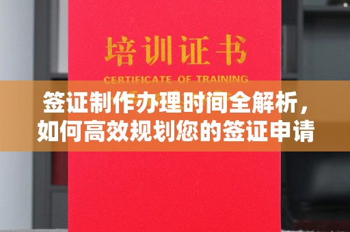 苏家屯签证制作办理时间全解析，如何高效规划您的签证申请流程